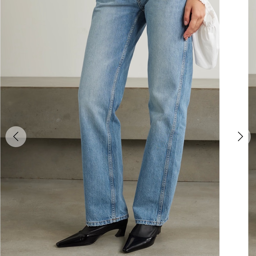 Re/Done Light Blue faded 90 loose fitted Straight Leg redone lux Jeans NEW Sz 27 - Picture 14 of 14